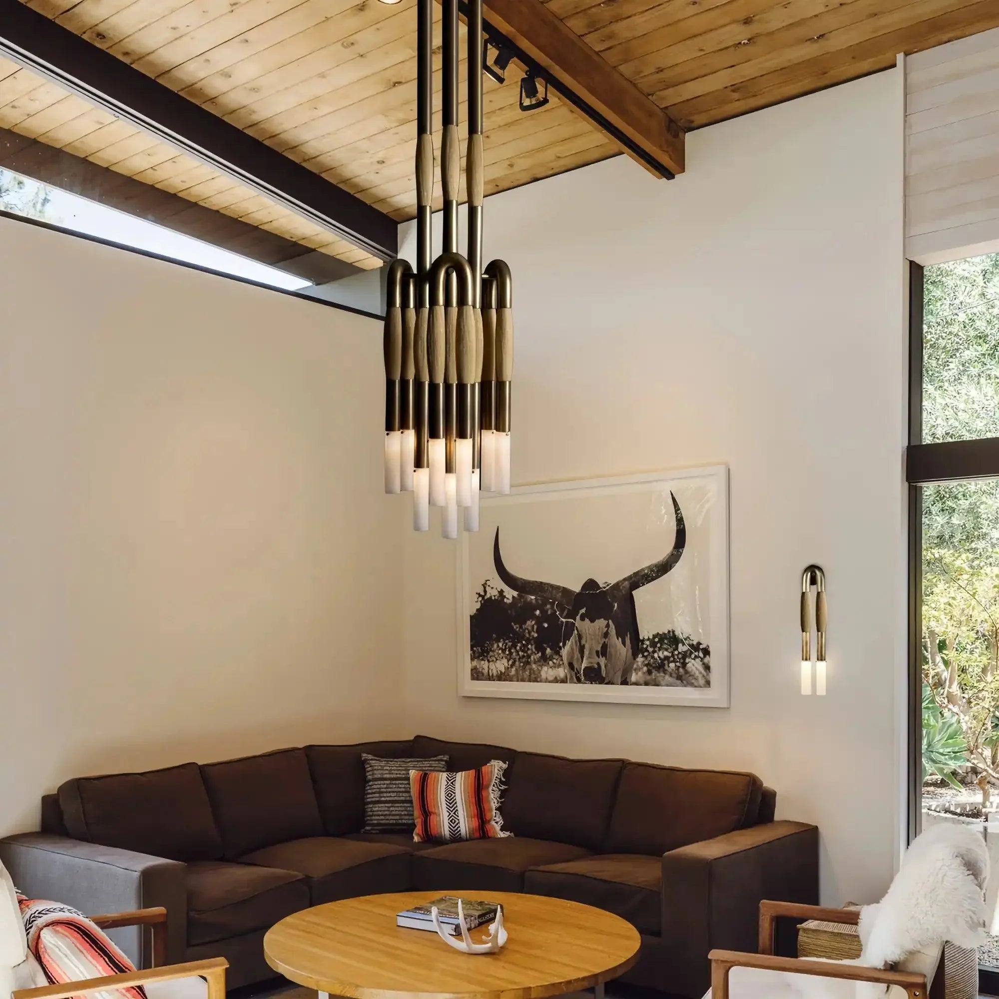 Modern Heritage Horsehair 9 - Light Pendant Unique Luxury Light Fixture - Joyfuzzy