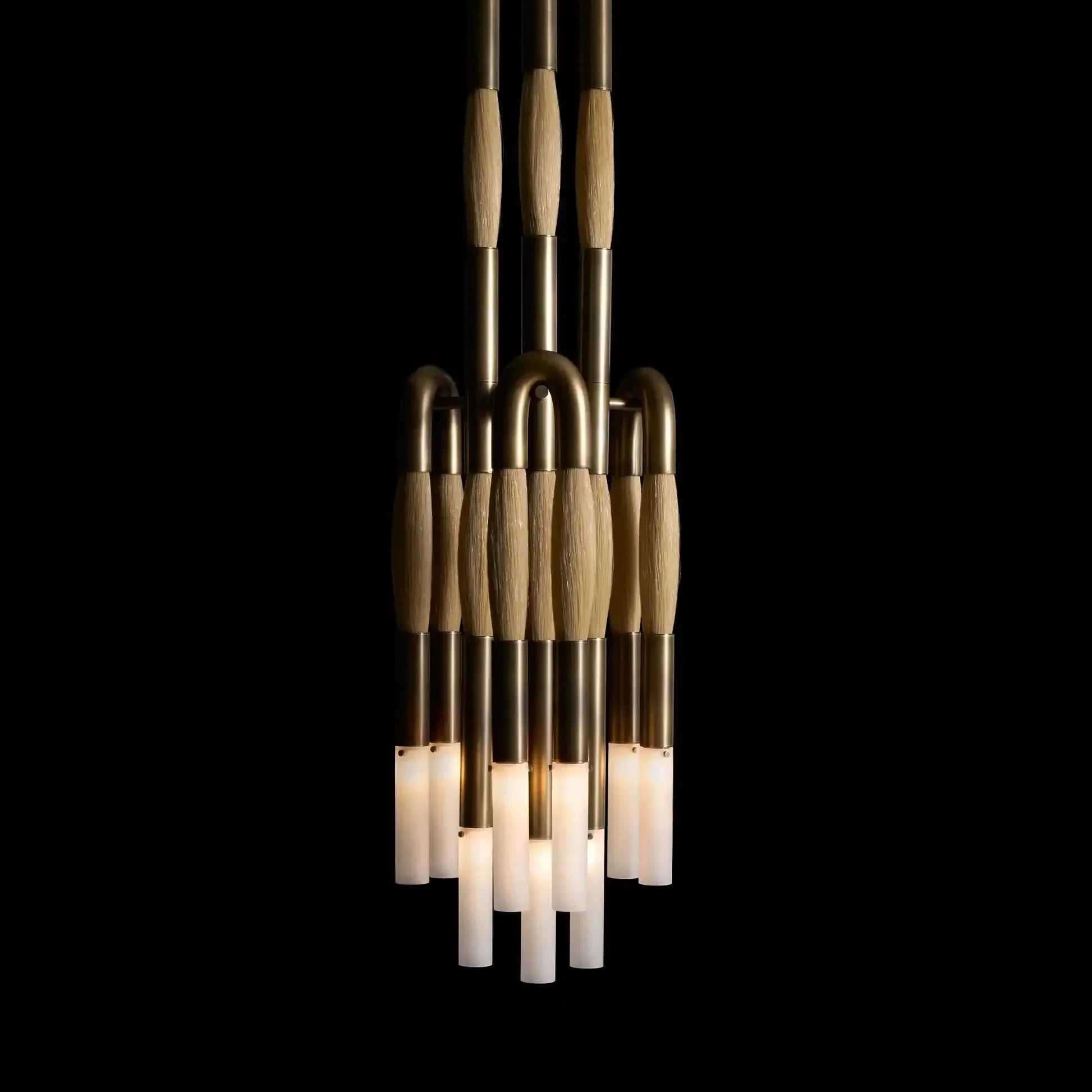 Modern Heritage Horsehair 9 - Light Pendant Unique Luxury Light Fixture - Joyfuzzy