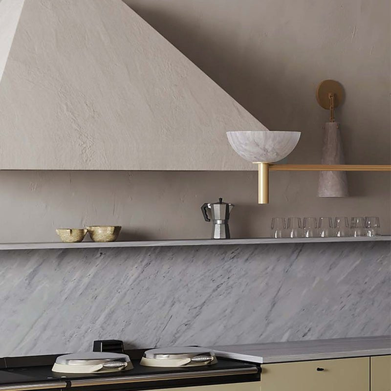 Modern Kitchen Island Pendant Light with Alabaster Shades, Linear Real Alabaster Pendant Lamp - Joyfuzzy