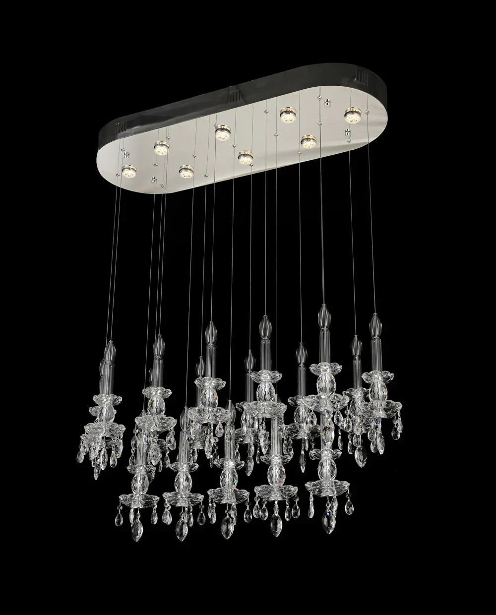 Modern Linear Crystal Lighting - Joyfuzzy