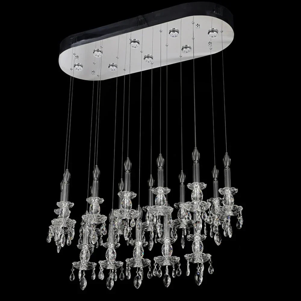 Modern Linear Crystal Lighting - Joyfuzzy