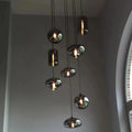 Modern Pendant Fixture light For 2 Story Foyer /Enterway /Staircase - Joyfuzzy