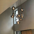 Modern Pendant Fixture light For 2 Story Foyer /Enterway /Staircase - Joyfuzzy