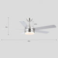 Modern Recessed Ceiling Fan Light - Joyfuzzy