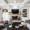 Modern Recessed Ceiling Fan Light - Joyfuzzy