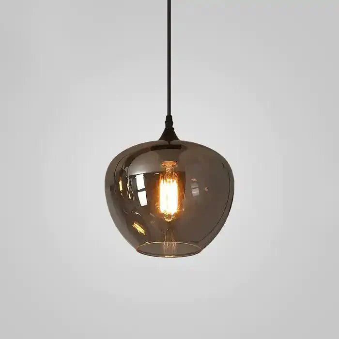 Modern Smoke Gray Glass Lamp Designer Chandelier - Joyfuzzy