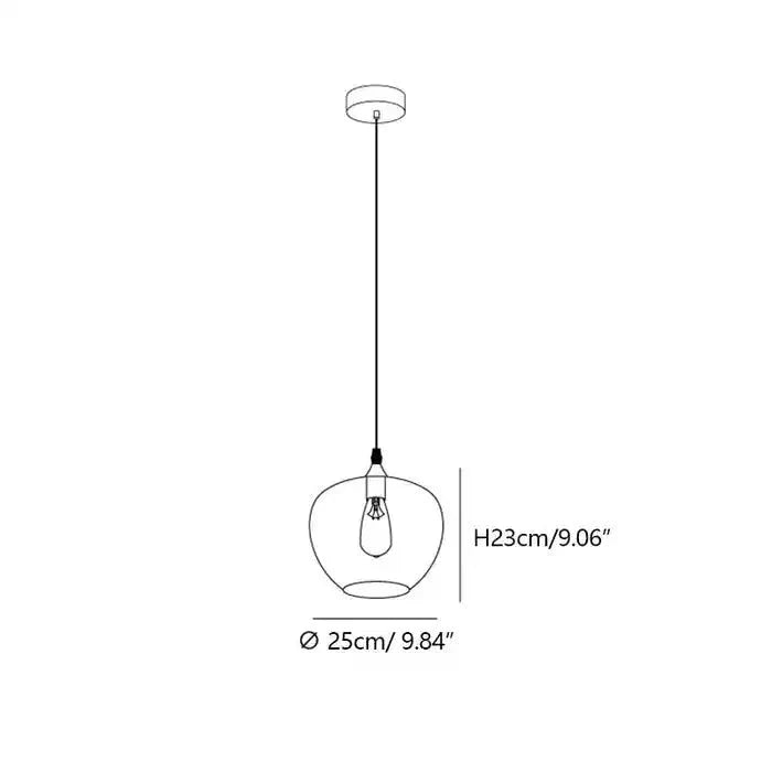 Modern Smoke Gray Glass Lamp Designer Chandelier - Joyfuzzy