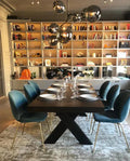 Modern Sputnik Smoky Gray/Amber Glass Branch Chandelier for Kitchen Island/Dining Room - 8 Globes/W89.76
