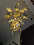 Modern Wine Glass Shape Chandelier Italian Light Luxury Light Fixture for Dining Room/Living Room - Linear/L31.5