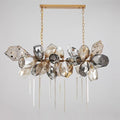 Modern Wine Glass Shape Chandelier Italian Light Luxury Light Fixture for Dining Room/Living Room - Linear/L31.5