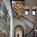 Modern Wine Glass Shape Chandelier Italian Light Luxury Light Fixture for Dining Room/Living Room - Linear/L31.5