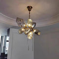 Modern Wine Glass Shape Chandelier Italian Light Luxury Light Fixture for Dining Room/Living Room - Linear/L31.5