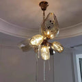 Modern Wine Glass Shape Chandelier Italian Light Luxury Light Fixture for Dining Room/Living Room - Linear/L31.5