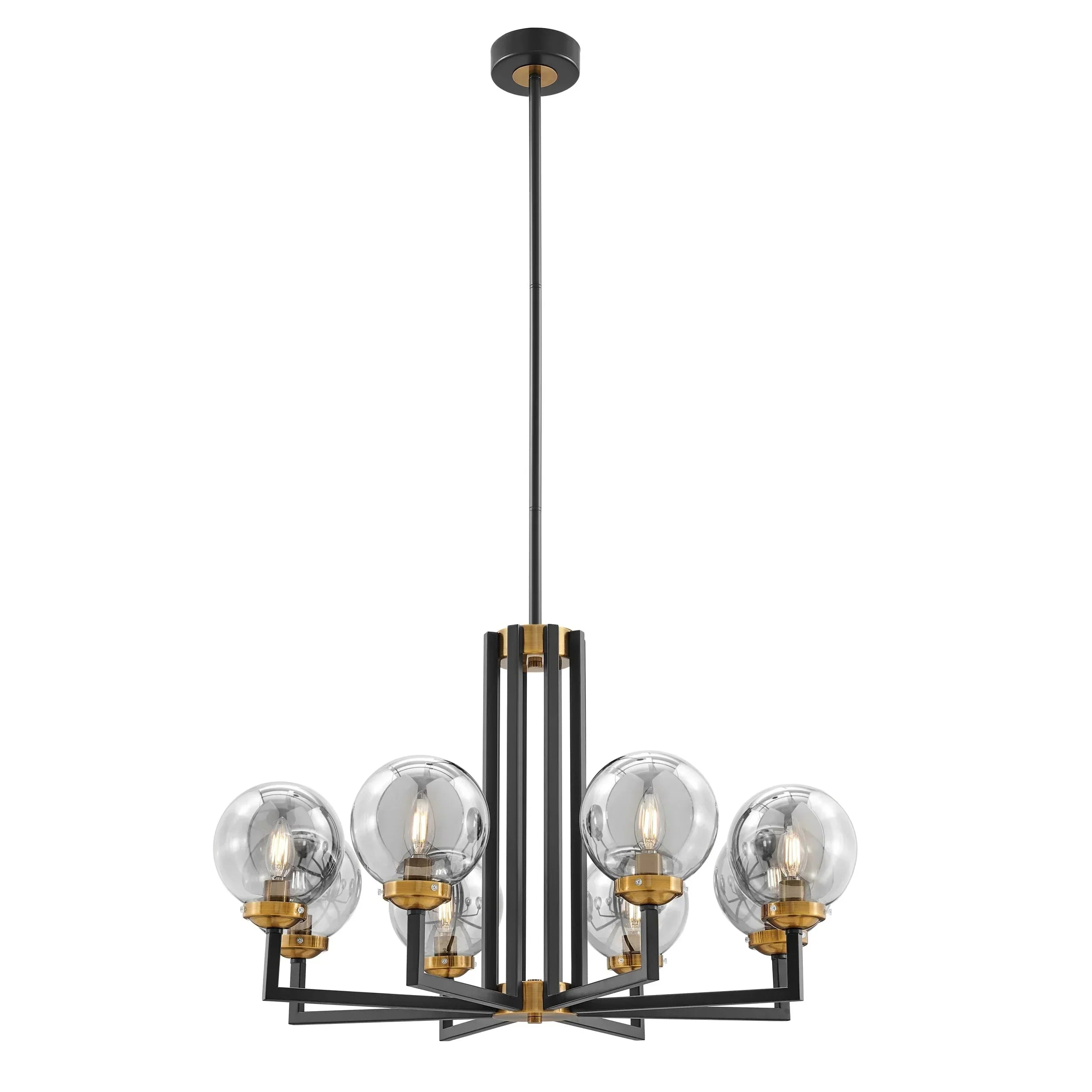 Monachopsis Large Gold & Black Chandelier - Joyfuzzy