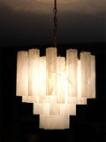 Murano Chandelier – 36 tubes – Alabaster white - Joyfuzzy