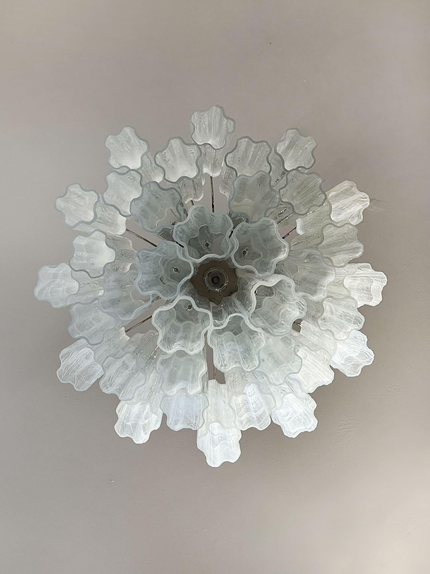 Murano Chandelier – 36 tubes – Alabaster white - Joyfuzzy