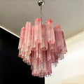 Murano Chandelier – 48 tubes – Alabaster Pink - Joyfuzzy