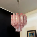Murano Chandelier – 48 tubes – Alabaster Pink - Joyfuzzy