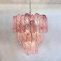 Murano Chandelier – 48 tubes – Alabaster Pink - Joyfuzzy