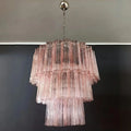 Murano Chandelier – 48 tubes – Alabaster Pink - Joyfuzzy