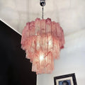 Murano Chandelier – 48 tubes – Alabaster Pink - Joyfuzzy