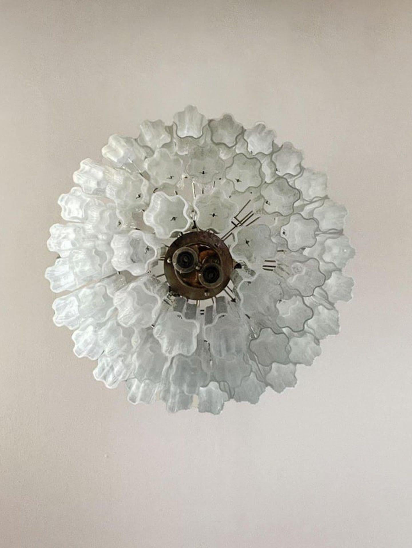Murano Chandelier – 48 tubes – Alabaster White - Joyfuzzy