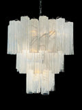 Murano Chandelier – 48 tubes – Alabaster White - Joyfuzzy