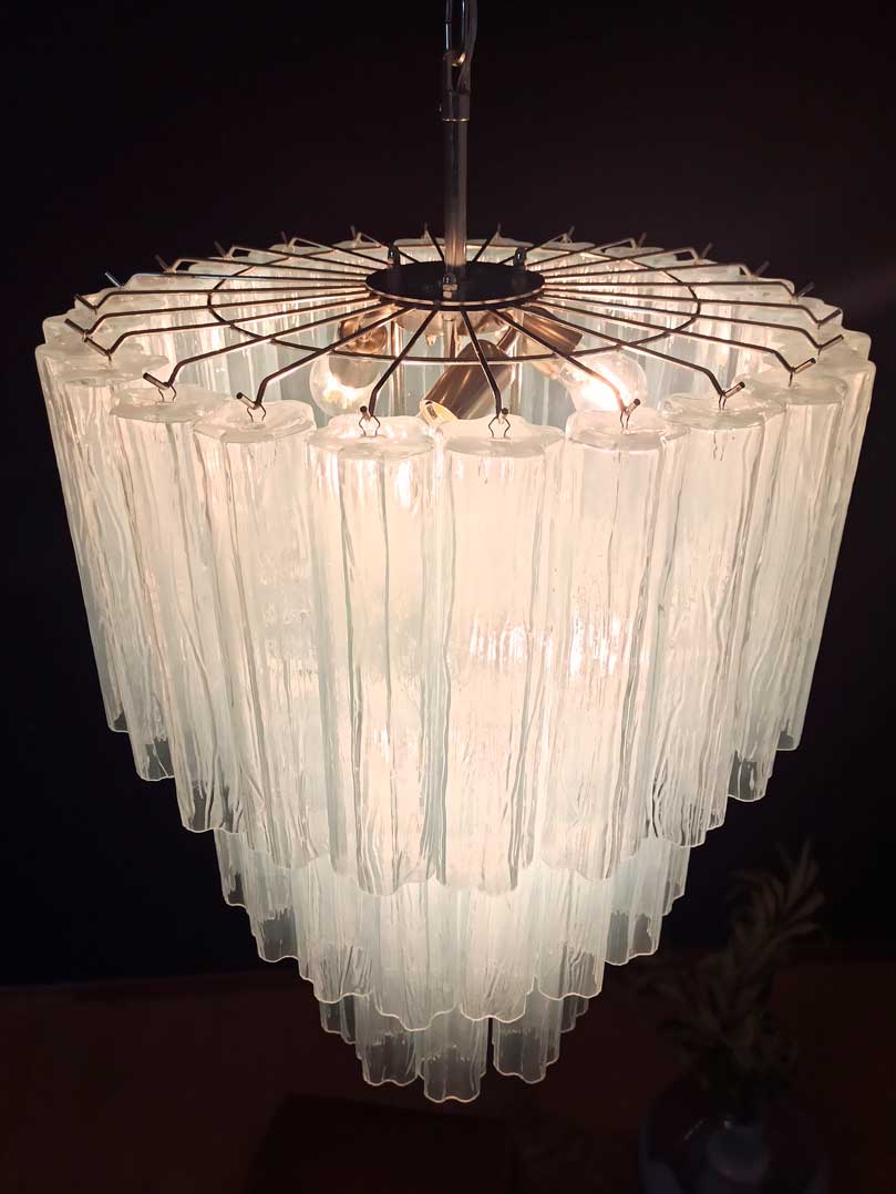 Murano Chandelier – 52 tubes – Opal - Joyfuzzy