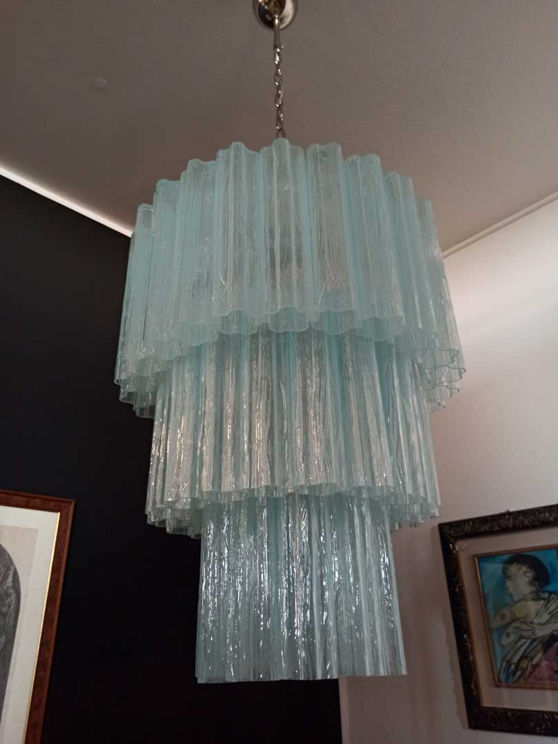 Murano Chandelier – 52 tubes – Opal - Joyfuzzy