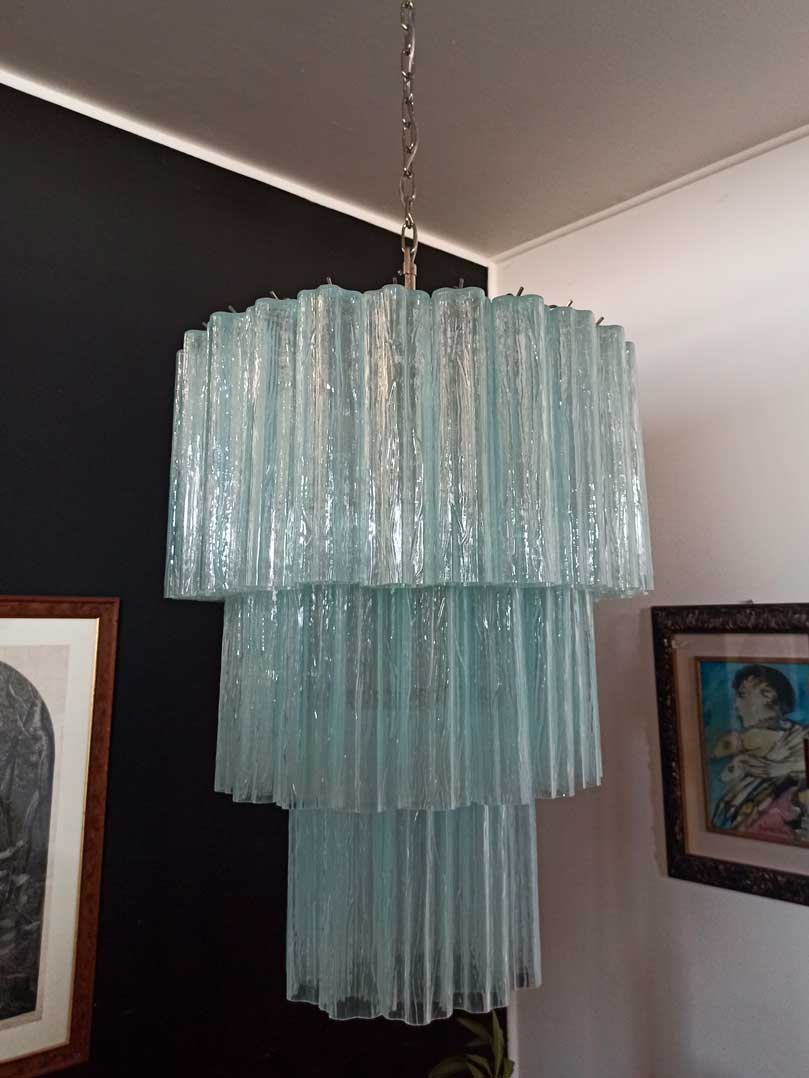 Murano Chandelier – 52 tubes – Opal - Joyfuzzy