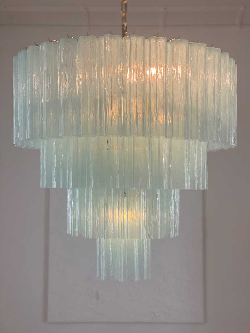 Murano Chandelier – 78 tubes – Opal - Joyfuzzy