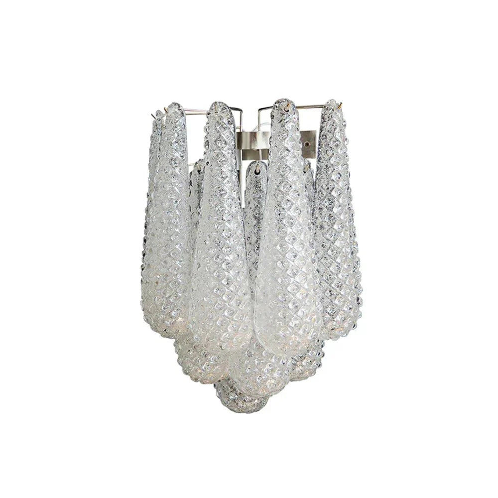 Murano Petals White Wall Light 13.4" - Dia 13.4″(34cm) x H 17.7″(45cm)WhiteJoyfuzzy