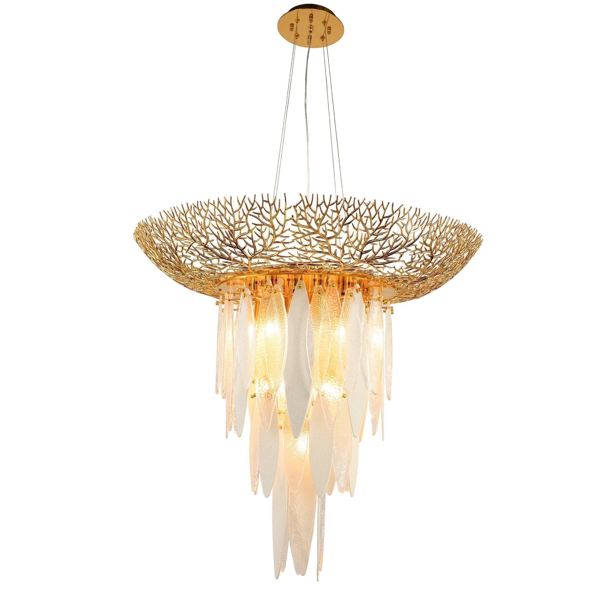 Natalie Branching Chandelier - 34"W x 29"HJoyfuzzy