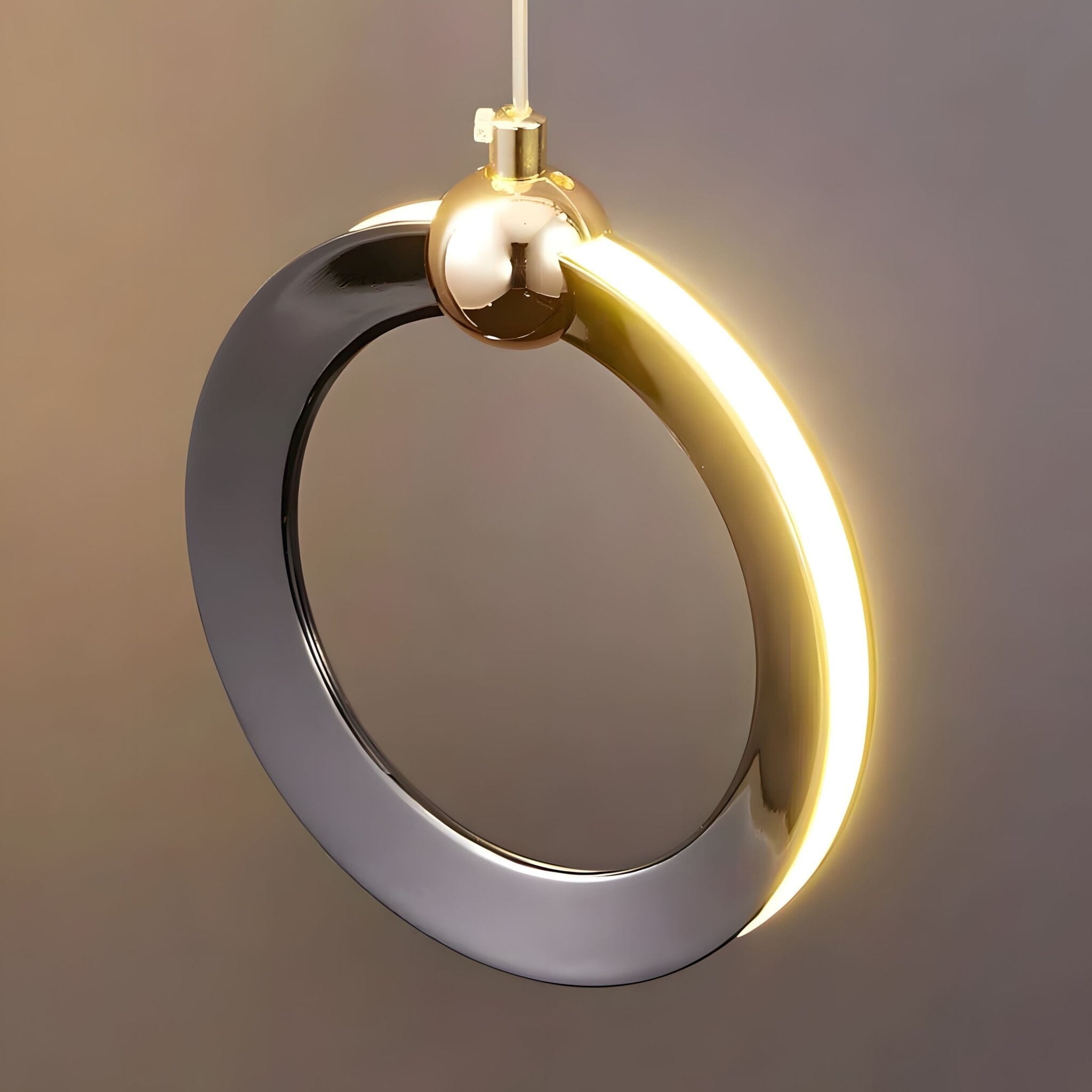 NEBULA Chandelier - 1 ring - 6.6" x 60" / 17cm x 150cm - 8WCool Light (6000K)Joyfuzzy