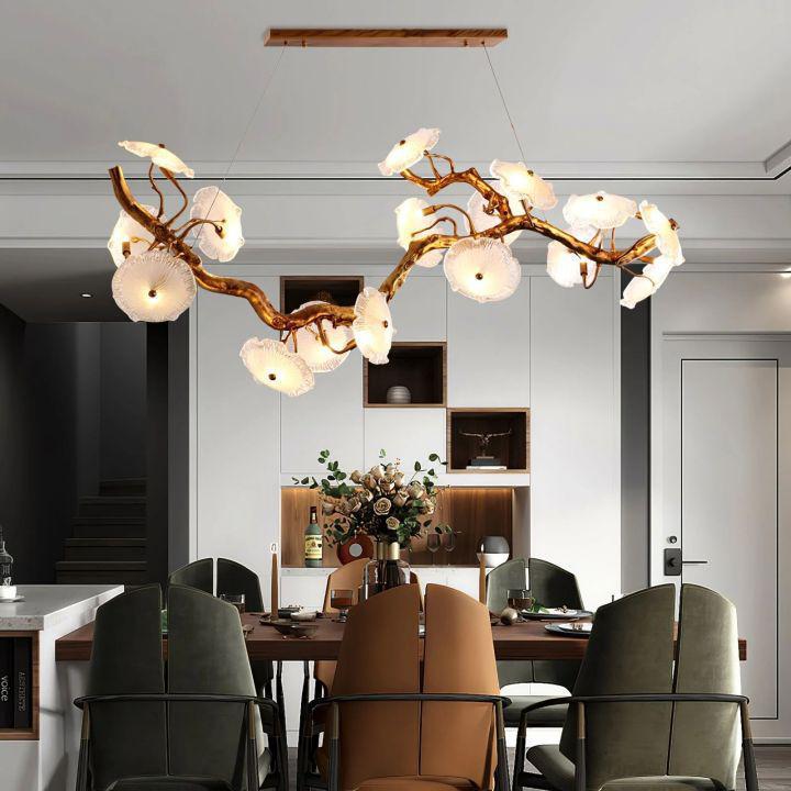Nenufar Blooming Chandelier - L 49.2″(125cm) x W 13.8″(35cm) x H 25.6″(65cm)Joyfuzzy