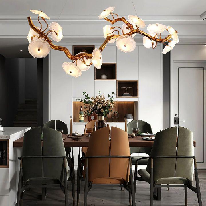 Nenufar Blooming Chandelier - L 49.2″(125cm) x W 13.8″(35cm) x H 25.6″(65cm)Joyfuzzy