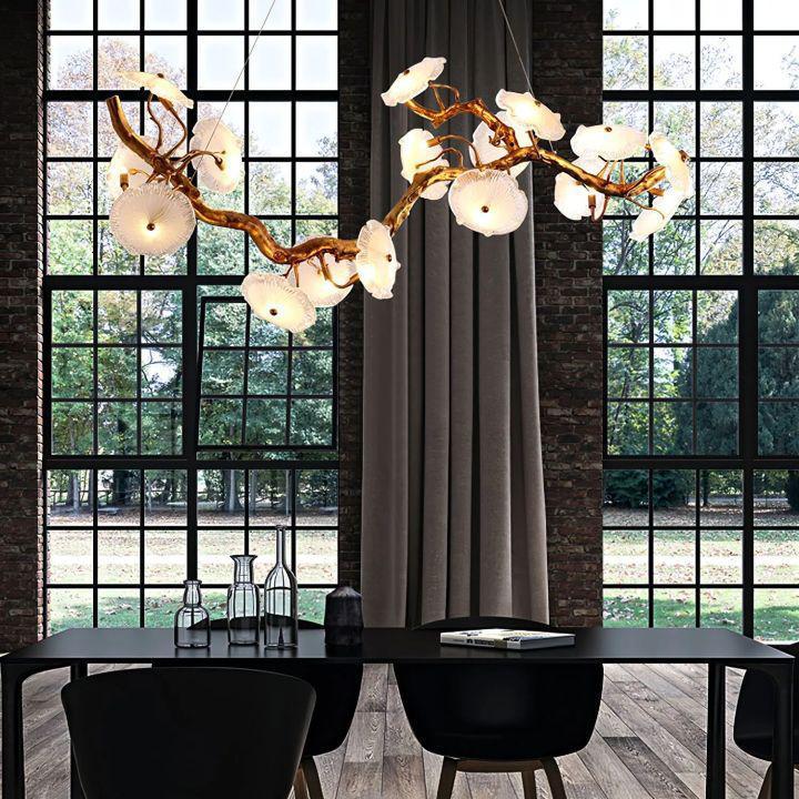 Nenufar Blooming Chandelier - L 59.1″(150cm) x W 13.8″(35cm) x H 25.6″(65cm)Joyfuzzy