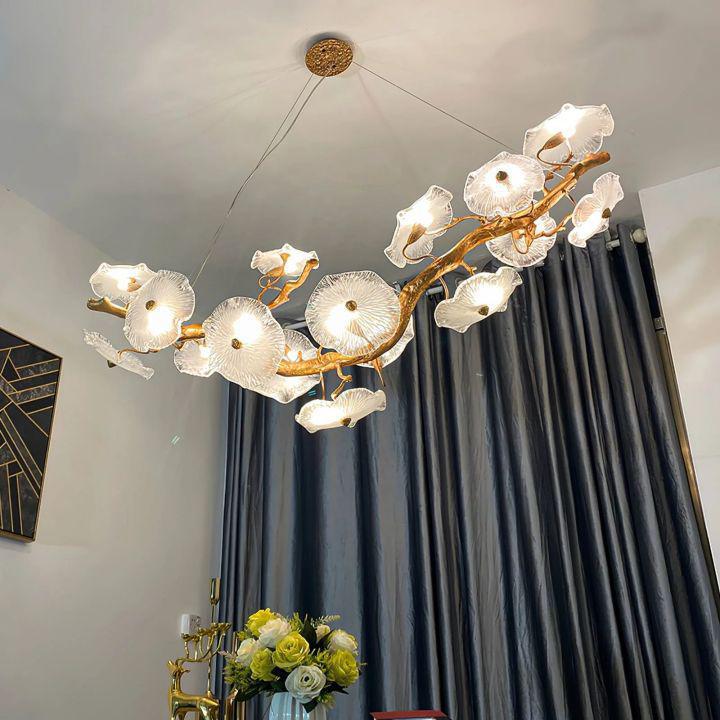 Nenufar Blooming Chandelier - L 59.1″(150cm) x W 13.8″(35cm) x H 25.6″(65cm)Joyfuzzy