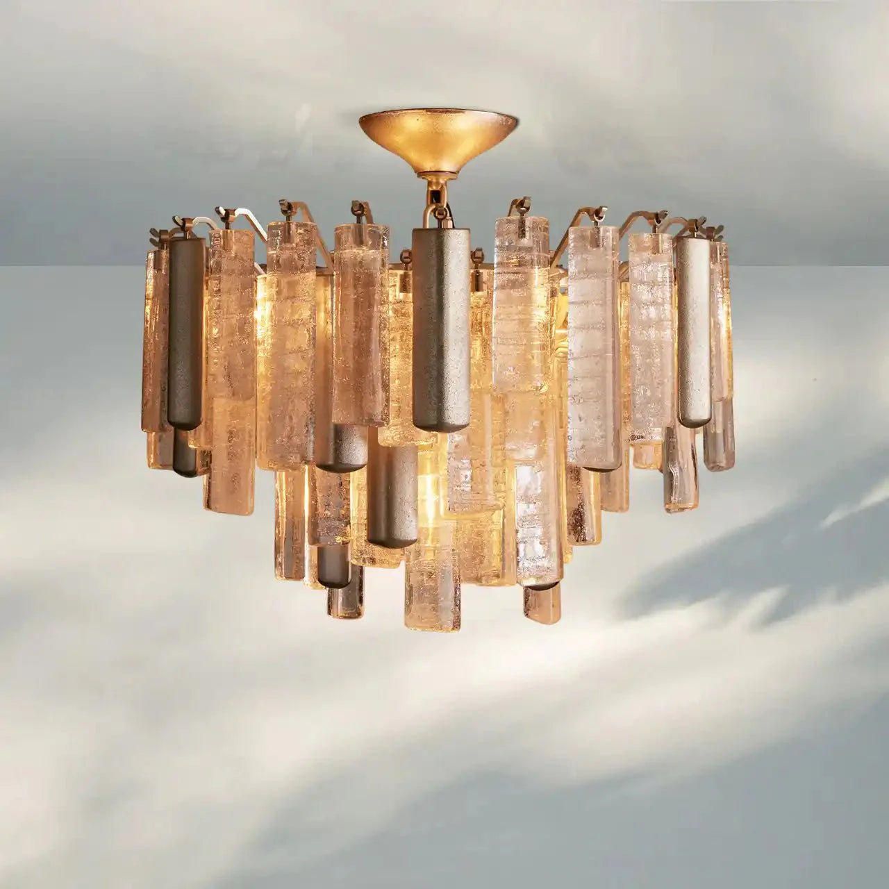 Neve Flush Mount - ChampagneJoyfuzzy