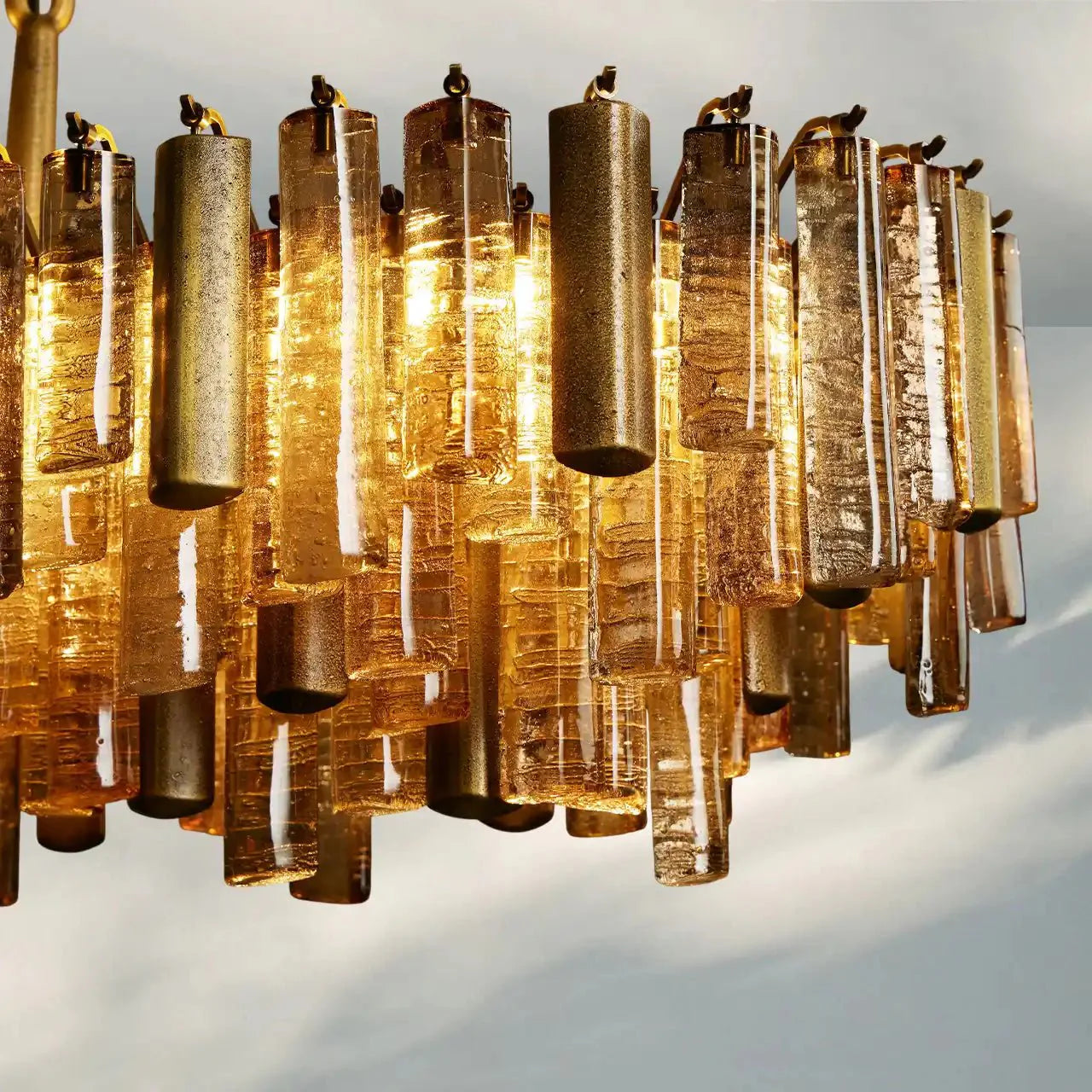 Neve Linear Chandelier - ChampagneJoyfuzzy
