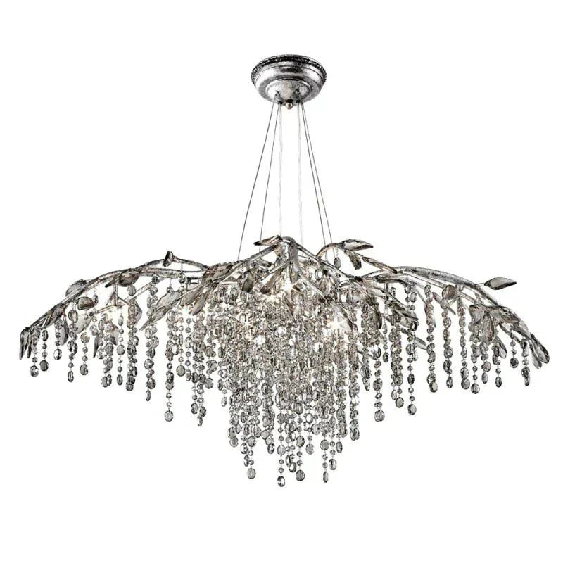 New Luxury Branch Crystal Pendant Chandelier Designer Creative Art Dining Room/Living Room Light Fixture - L26.8"*W29.52"*H14.2"GoldWarm LightJoyfuzzy