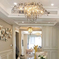 New Luxury Branch Crystal Pendant Chandelier Designer Creative Art Dining Room/Living Room Light Fixture - L39.4