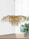 New Luxury Branch Crystal Pendant Chandelier Designer Creative Art Dining Room/Living Room Light Fixture - L26.8