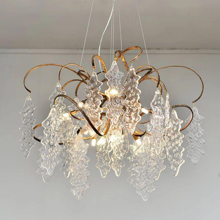 Niagara Round Chandelier - L 59″(150cm) x W 23.6″(60cm) x H 25.6″(65cm)Joyfuzzy