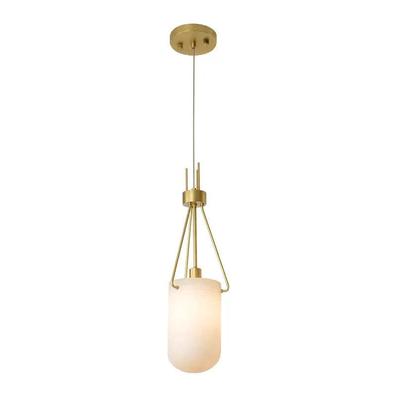 Nina Modern Alabaster Pendant Light, Alabaster Pendant Lamp Besides Bed - AJoyfuzzy