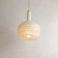 Nina Modern Alabaster Pendant Light, Alabaster Pendant Lamp Besides Bed - BJoyfuzzy
