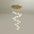 Orlani Bloom Cascade Stairs Chandelier - Joyfuzzy