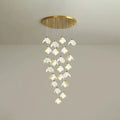 Orlani Bloom Cascade Stairs Chandelier - Joyfuzzy