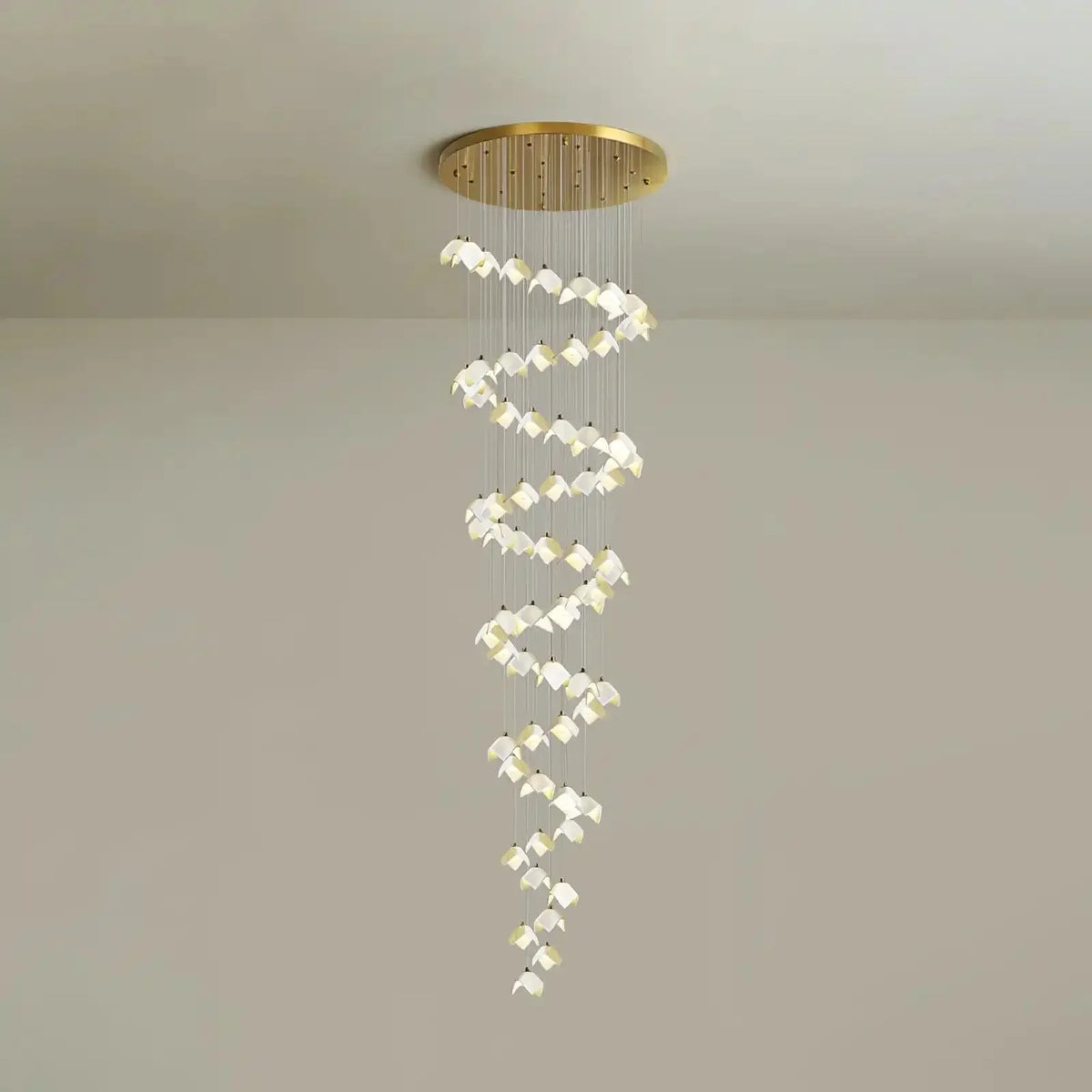 Orlani Bloom Cascade Stairs Chandelier - Joyfuzzy