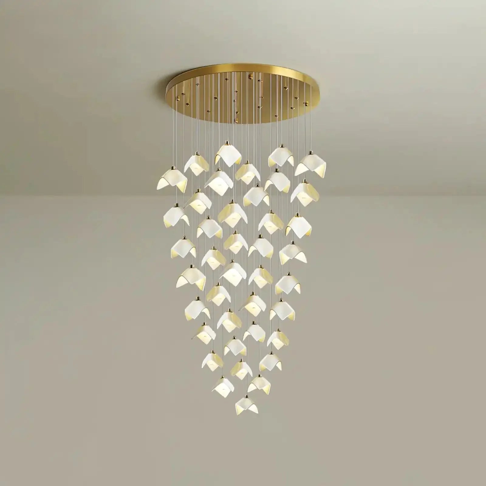 Orlani Bloom Cascade Stairs Chandelier - Joyfuzzy